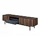 LIBERTA GROOVES TV STAND 3ΠΟΡΤΕΣ 1ΣΥΡΤΑΡΙ ΚΑΡΥΔΙ ΓΚΡΙ 180x40x50 LIBERTA GROOVES TV STAND 3ΠΟΡΤΕΣ 1ΣΥΡΤΑΡΙ ΚΑΡΥΔΙ ΓΚΡΙ 180x40x50