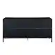 LIBERTA BLACKBIRD ΜΠΟΥΦΕΣ 2ΠΟΡΤΕΣ 3ΣΥΡΤΑΡΙΑ RIVIERA OAK ΜΑΥΡΟ 150x40x75.5cm