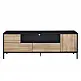 LIBERTA BLACKBIRD TV STAND RIVIERA OAK ΜΑΥΡΟ 160x40.5x58 LIBERTA BLACKBIRD TV STAND RIVIERA OAK ΜΑΥΡΟ 160x40.5x58