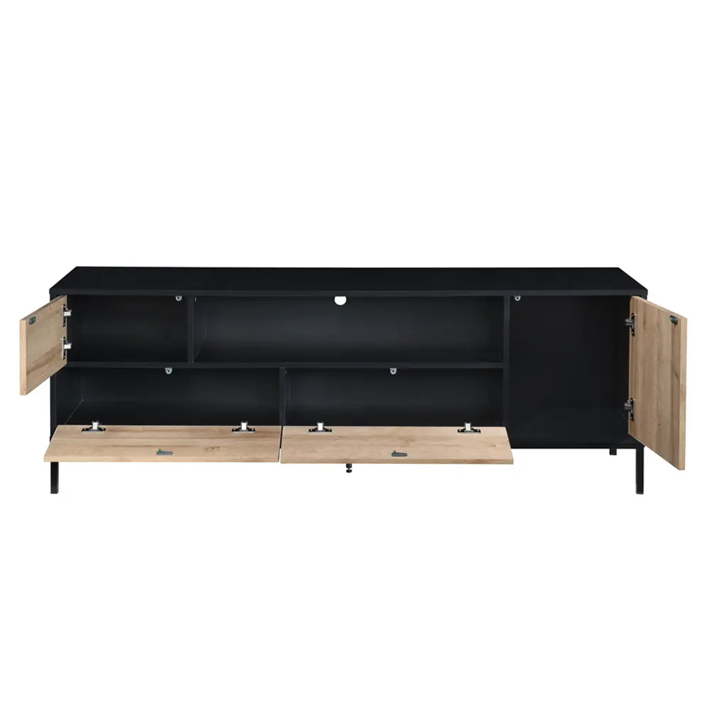 LIBERTA BLACKBIRD TV STAND RIVIERA OAK ΜΑΥΡΟ 160x40.5x58 LIBERTA BLACKBIRD TV STAND RIVIERA OAK ΜΑΥΡΟ 160x40.5x58