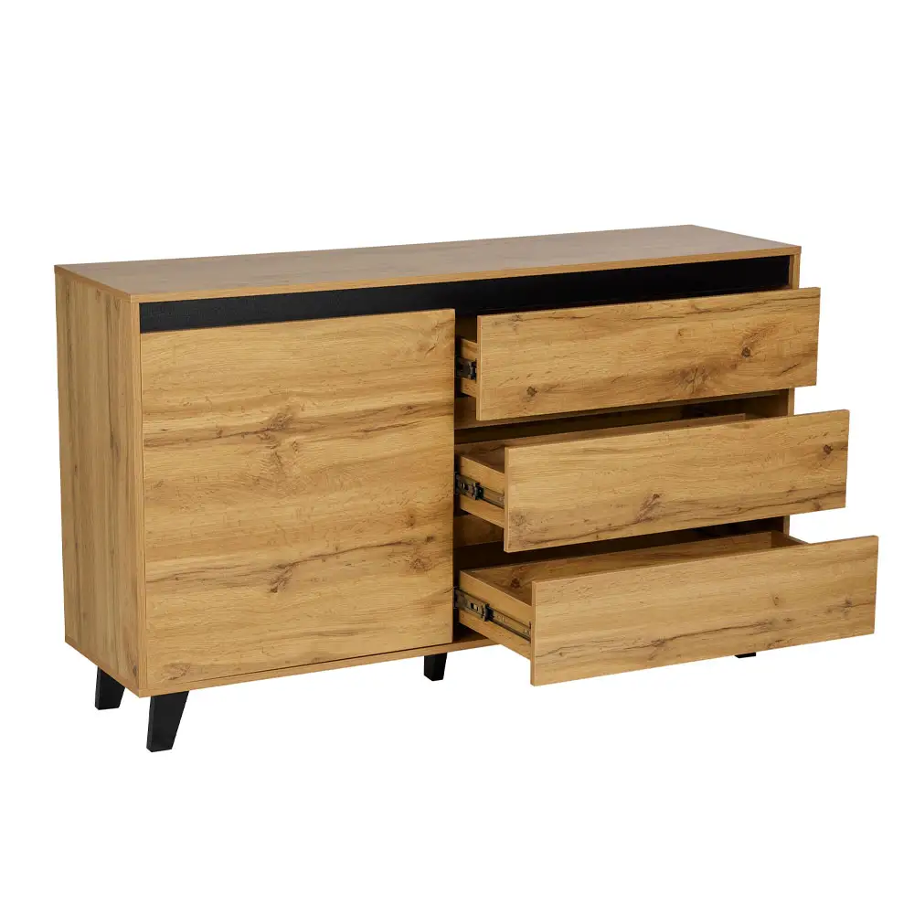 LIBERTA ARABICA ΜΠΟΥΦΕΣ SONOMA ΜΑΥΡΟ 138x38x83cm