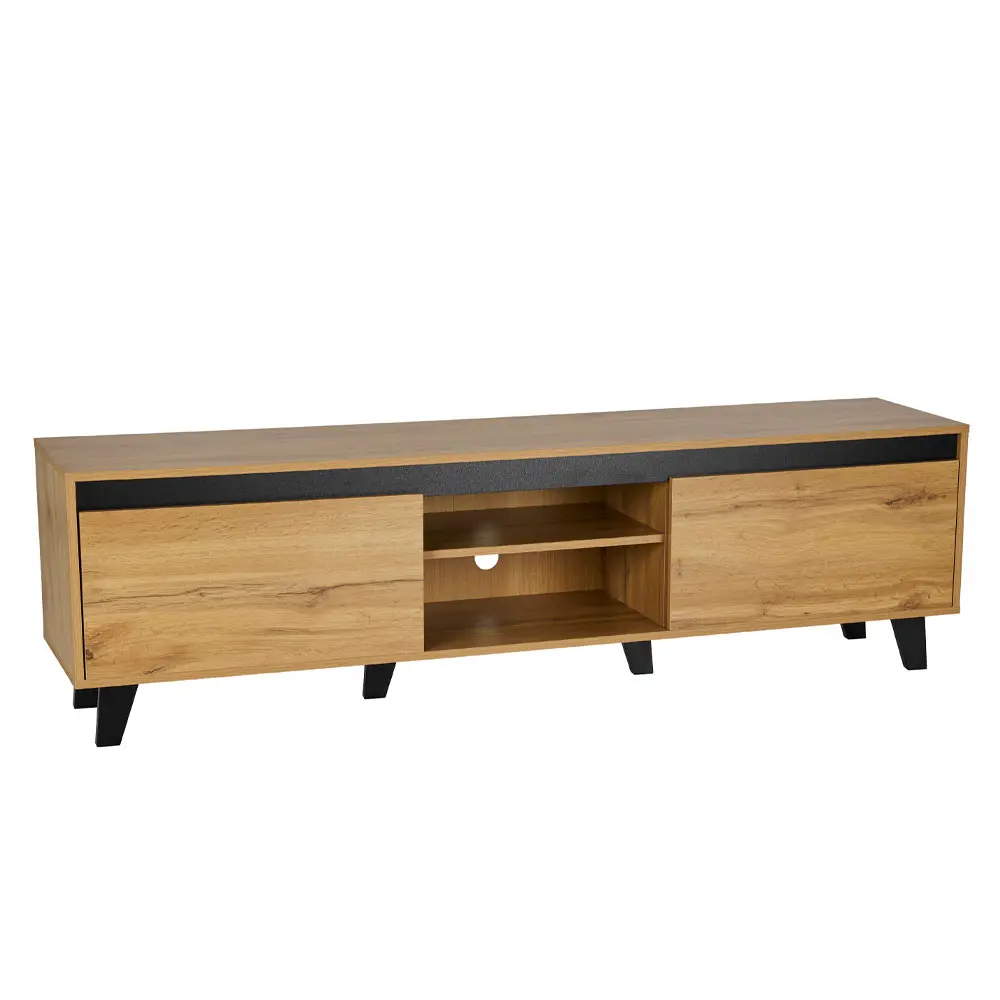 LIBERTA ARABICA TV STAND SONOMA ΜΑΥΡΟ 170x38x49