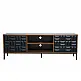 LIBERTA ZUMA TV STAND ΚΑΡΥΔΙ ΜΑΥΡΟ 160x40x54.5 LIBERTA ZUMA TV STAND ΚΑΡΥΔΙ ΜΑΥΡΟ 160x40x54.5