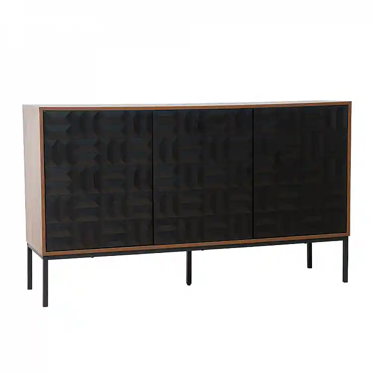 LIBERTA ZUMA ΜΠΟΥΦΕΣ ΚΑΡΥΔΙ ΜΑΥΡΟ 148x40x85.5cm