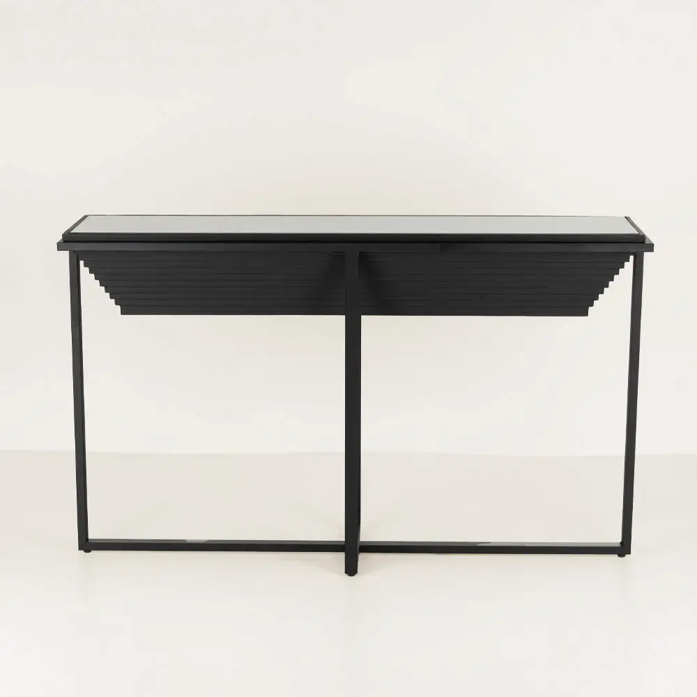LIBERTA CHEOPS ΚΟΝΣΟΛΑ ΜΑΥΡΟ 134x32x82cm