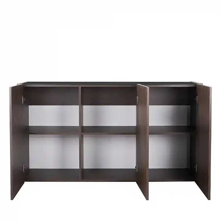 LIBERTA NUEZ ΜΠΟΥΦΕΣ 3ΠΟΡΤΕΣ ΚΑΡΥΔΙ ΜΑΥΡΟ 156x45x85cm