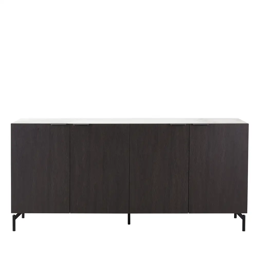 LIBERTA NOTTE ΜΠΟΥΦΕΣ ΜΑΥΡΟ ΛΕΥΚΟ ΠΕΤΡΑ 180x40.5x84cm