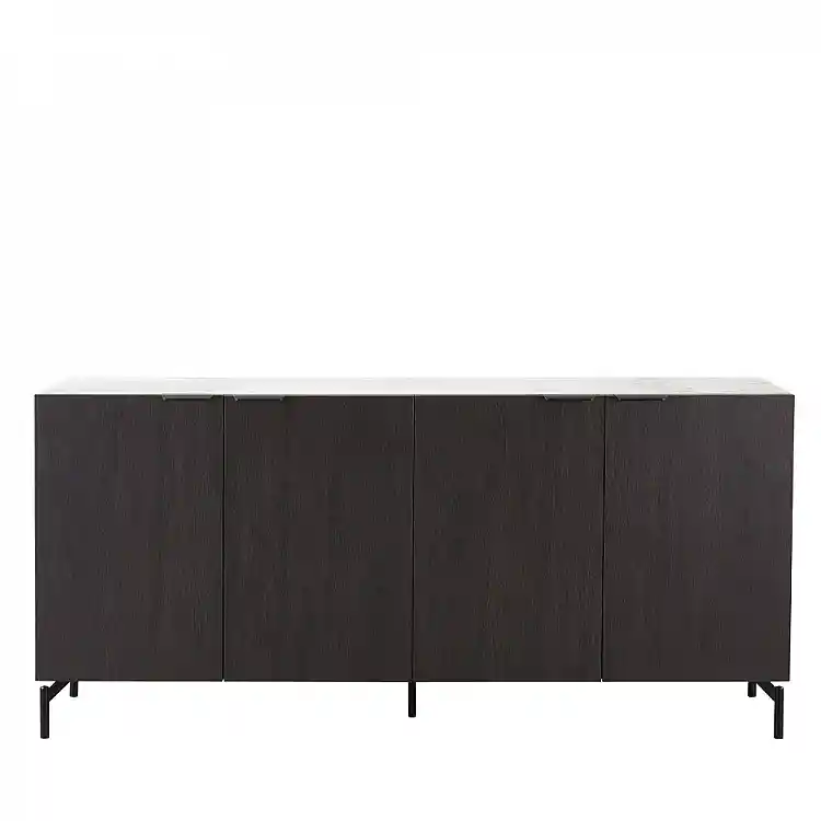 LIBERTA NOTTE ΜΠΟΥΦΕΣ ΜΑΥΡΟ ΛΕΥΚΟ ΠΕΤΡΑ 180x40.5x84cm