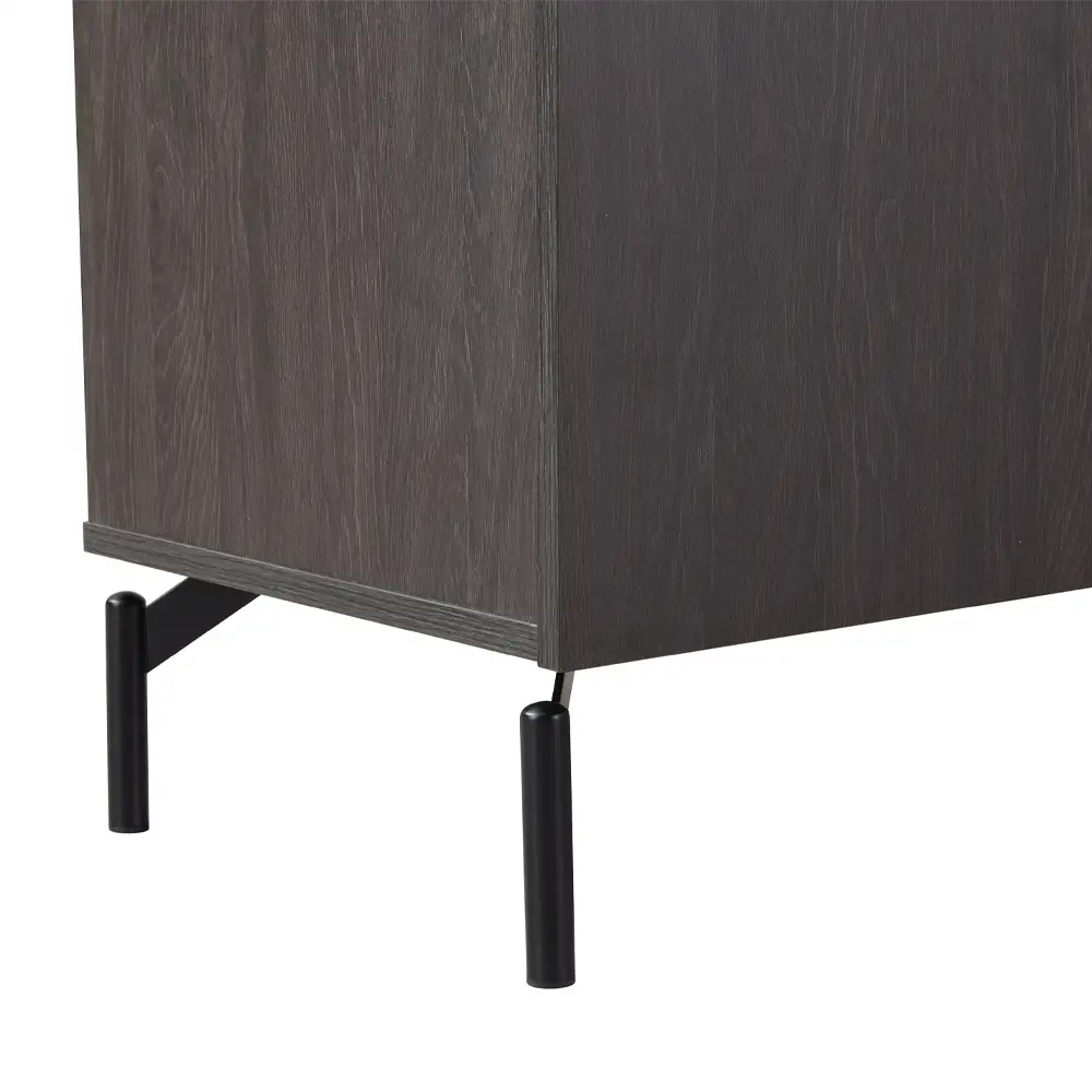 LIBERTA NOTTE ΜΠΟΥΦΕΣ ΜΑΥΡΟ ΛΕΥΚΟ ΠΕΤΡΑ 180x40.5x84cm