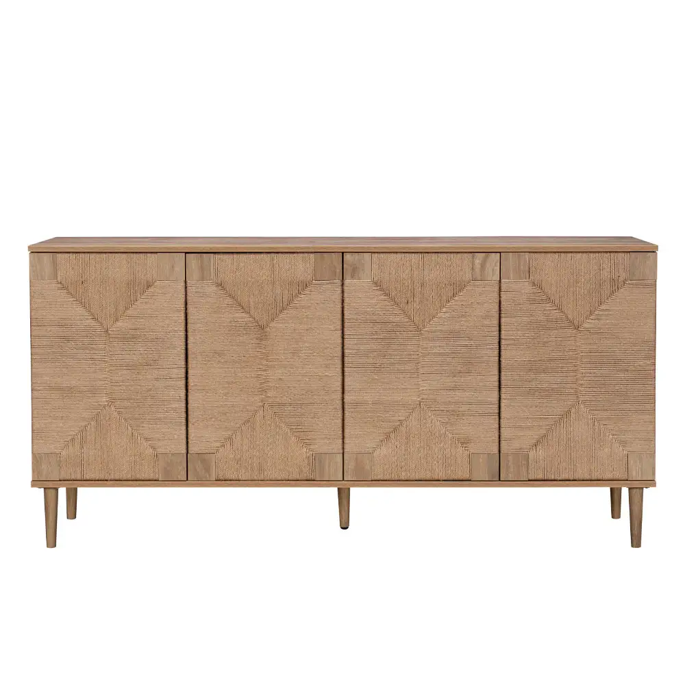 LIBERTA SISAL ΜΠΟΥΦΕΣ 4ΠΟΡΤΕΣ ΦΥΣΙΚΟ 160x39x78.5cm