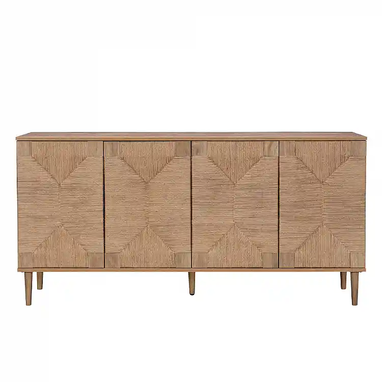 LIBERTA SISAL ΜΠΟΥΦΕΣ 4ΠΟΡΤΕΣ ΦΥΣΙΚΟ 160x39x78.5cm