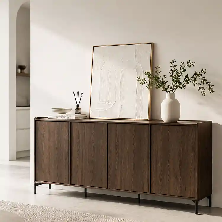 LIBERTA TOBAC ΜΠΟΥΦΕΣ 4ΠΟΡΤΕΣ ΚΑΡΥΔΙ ΣΚΟΥΡΟ 200x39x95cm