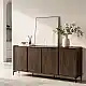 LIBERTA TOBAC ΜΠΟΥΦΕΣ 4ΠΟΡΤΕΣ ΚΑΡΥΔΙ ΣΚΟΥΡΟ 200x39x95cm