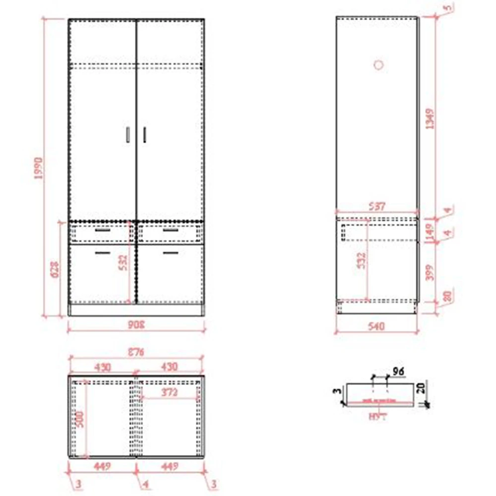 LIBERTA SIX ΝΤΟΥΛΑΠΑ SONOMA 91x56x199 LIBERTA SIX ΝΤΟΥΛΑΠΑ SONOMA 91x56x199