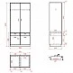 LIBERTA SIX ΝΤΟΥΛΑΠΑ SONOMA 91x56x199 LIBERTA SIX ΝΤΟΥΛΑΠΑ SONOMA 91x56x199