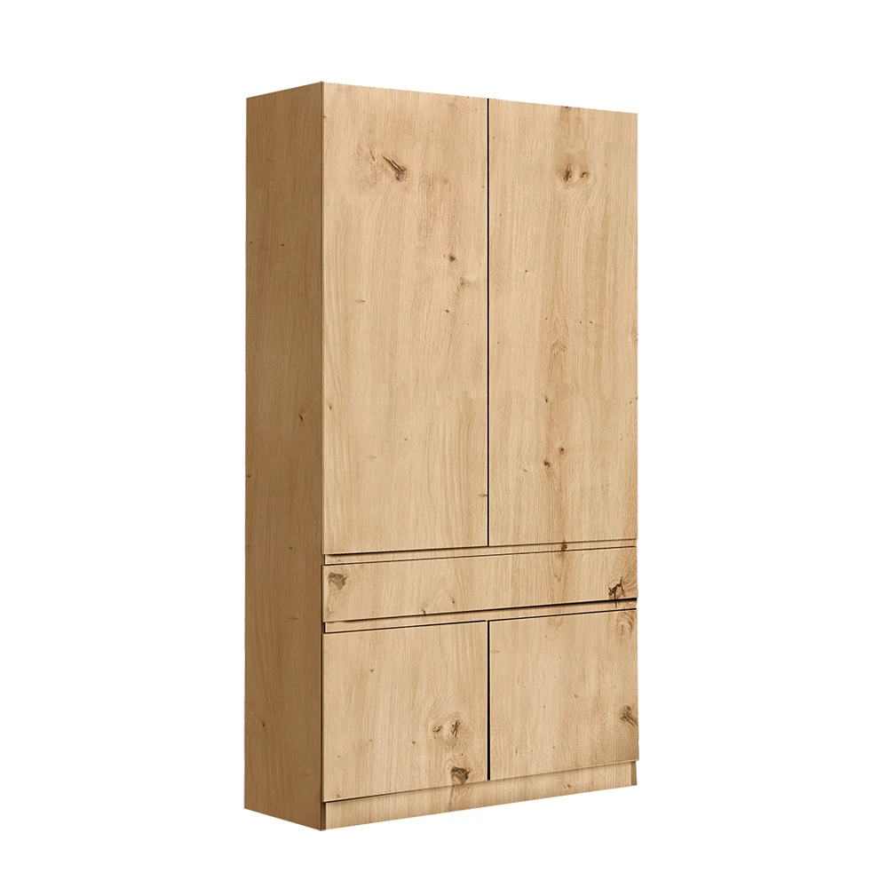 LIBERTA HERMES ΝΤΟΥΛΑΠΑ 2ΠΟΡΤΕΣ 1ΣΥΡΤΑΡΙ ARTISAN OAK 100x52x200