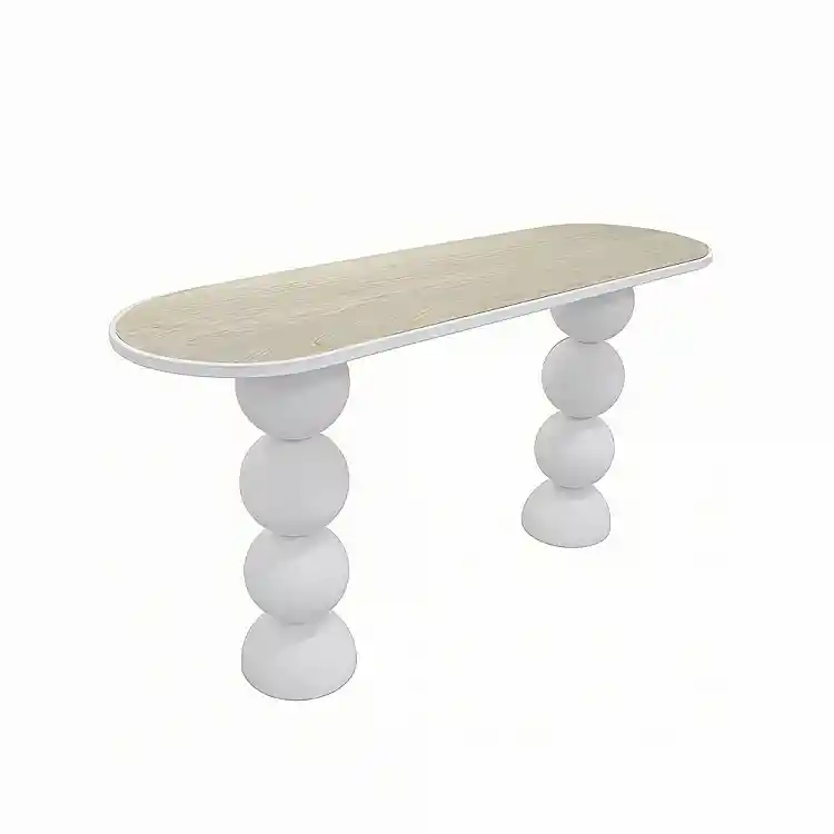 LIBERTA PERLA ΚΟΝΣΟΛΑ OFF WHITE 150x45x76cm