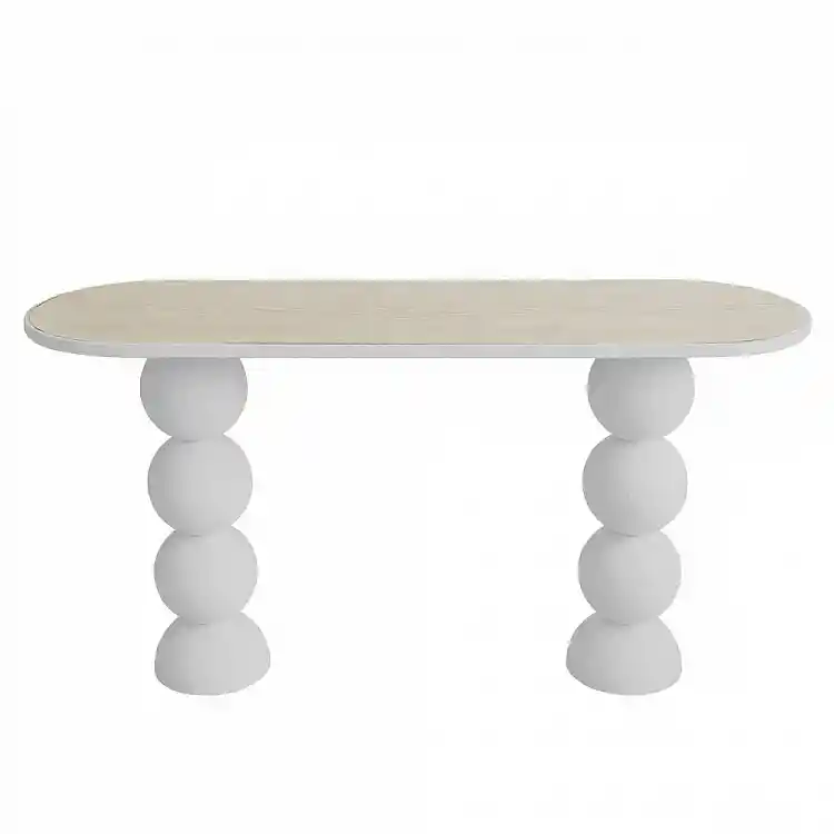 LIBERTA PERLA ΚΟΝΣΟΛΑ OFF WHITE 150x45x76cm