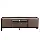LIBERTA TOBAC TV STAND 2ΠΟΡΤΕΣ 1ΣΥΡΤΑΡΙ ΚΑΡΥΔΙ ΣΚΟΥΡΟ 180x39x62cm