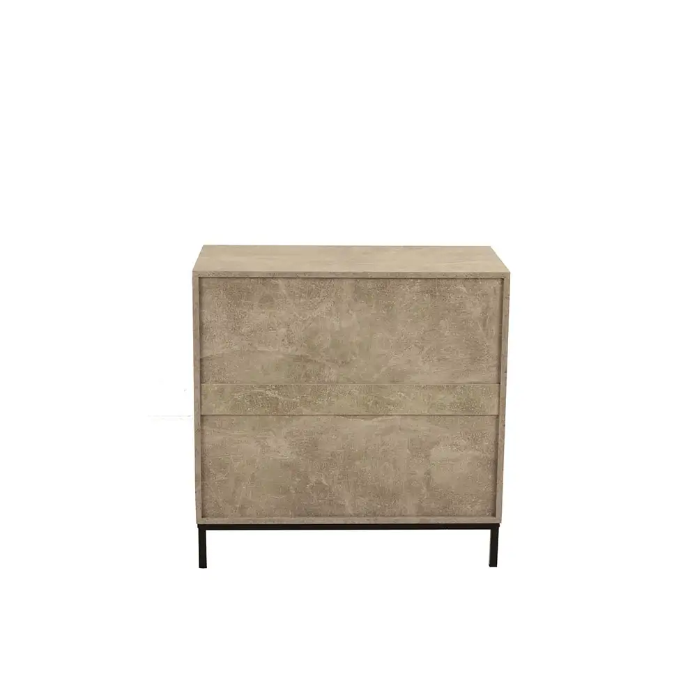 LIBERTA RUBIK ΣΥΡΤΑΡΙΕΡΑ 3ΣΥΡΤΑΡΙΑ CEMENT ΑΝΟΙΧΤΟ ΜΕ PATTERN 80x40x80cm