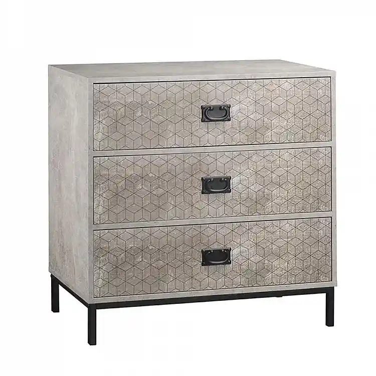 LIBERTA RUBIK ΣΥΡΤΑΡΙΕΡΑ 3ΣΥΡΤΑΡΙΑ CEMENT ΑΝΟΙΧΤΟ ΜΕ PATTERN 80x40x80cm