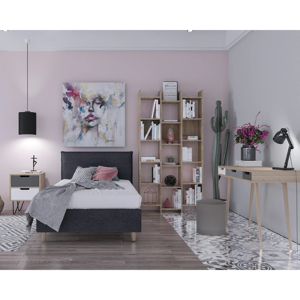 LIBERTA ARTIC ΚΟΜΟΔΙΝΟ SONOMA ΓΚΡΙ ΛΕΥΚΟ 45x39x59.5