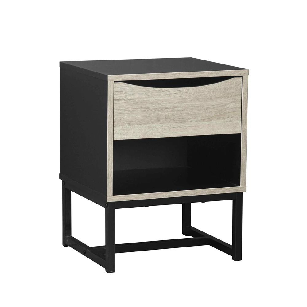 LIBERTA EDGE ΚΟΜΟΔΙΝΟ 1ΣΥΡΤΑΡΙ ΜΑΥΡΟ SONOMA 39x35x50