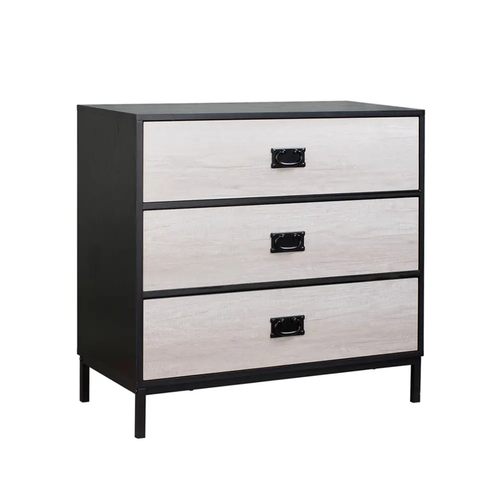 LIBERTA FACTORY ΣΥΡΤΑΡΙΕΡΑ 3ΣΥΡΤΑΡΙΑ ΜΑΥΡΟ OAK SONOMA DECAPE 80x40x80