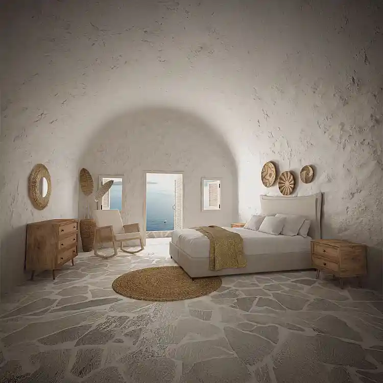 LIBERTA AMMOS ΚΟΜΟΔΙΝΟ 2ΣΥΡΤΑΡΙΑ ΦΥΣΙΚΟ ΜΕ RATTAN 50x39x54.8cm