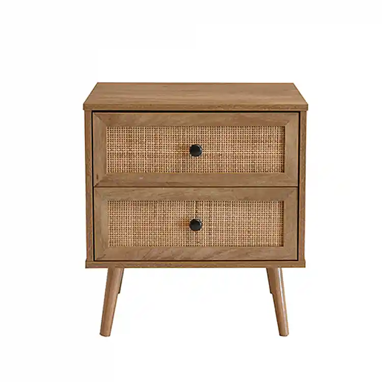 LIBERTA AMMOS ΚΟΜΟΔΙΝΟ 2ΣΥΡΤΑΡΙΑ ΦΥΣΙΚΟ ΜΕ RATTAN 50x39x54.8cm