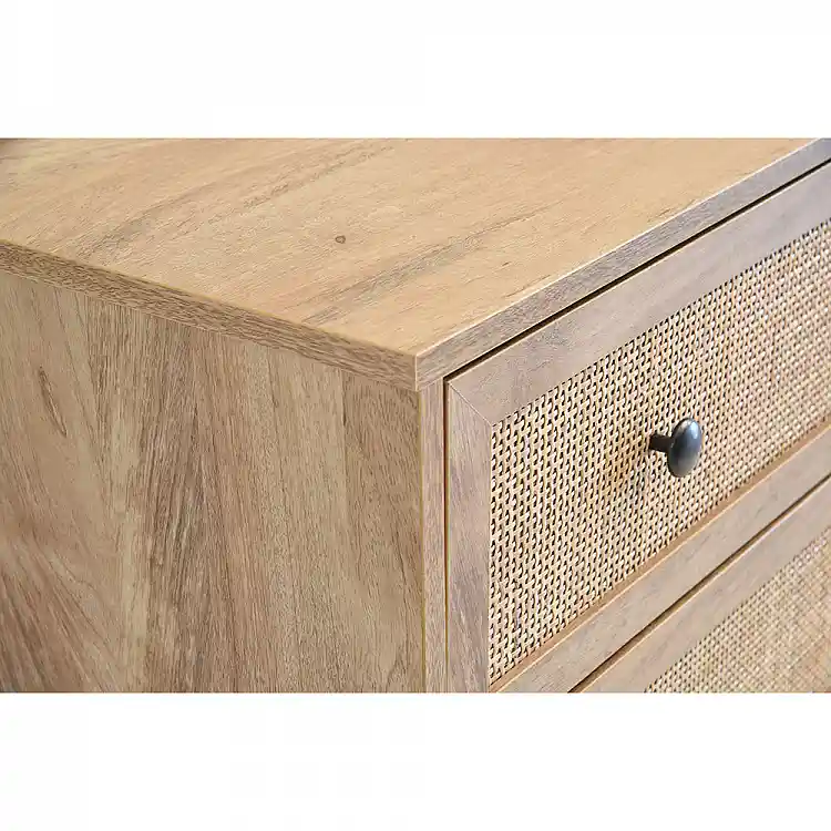 LIBERTA AMMOS ΚΟΜΟΔΙΝΟ 2ΣΥΡΤΑΡΙΑ ΦΥΣΙΚΟ ΜΕ RATTAN 50x39x54.8cm