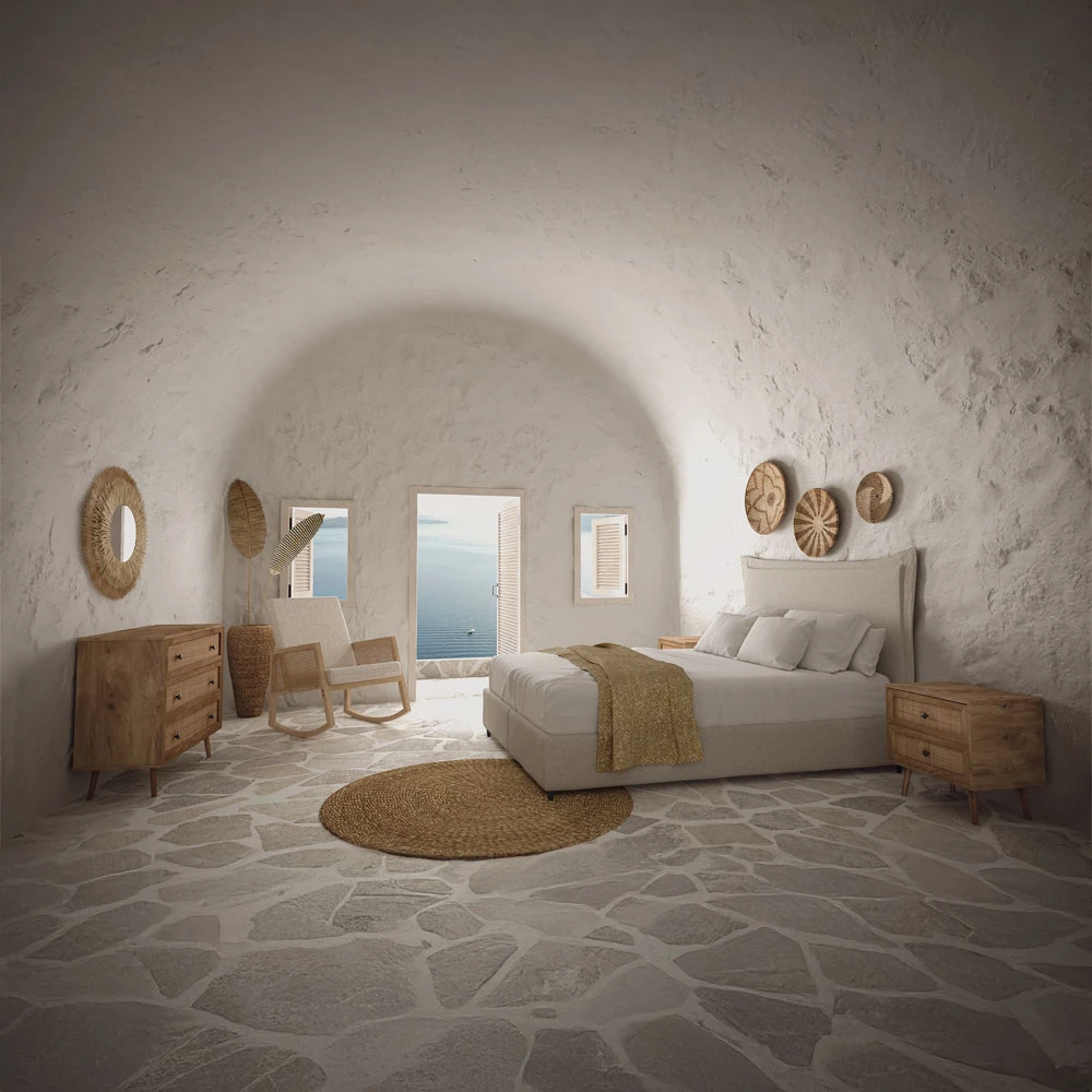 LIBERTA AMMOS ΣΥΡΤΑΡΙΕΡΑ 3ΣΥΡΤΑΡΙΑ ΦΥΣΙΚΟ ΜΕ RATTAN 90x39x79