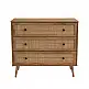 LIBERTA AMMOS ΚΟΜΟΤΑ 3ΣΥΡΤΑΡΙΑ ΦΥΣΙΚΟ ΜΕ RATTAN 90x39x79cm