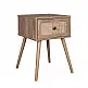 LIBERTA AMMOS ΚΟΜΟΔΙΝΟ 1ΣΥΡΤΑΡΙ ΦΥΣΙΚΟ ΜΕ RATTAN 40x35x61cm