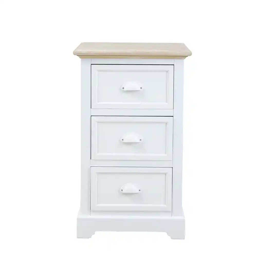 LIBERTA KIMOLOS ΚΟΜΟΔΙΝΟ 3ΣΥΡΤΑΡΙΑ ΛΕΥΚΟ ΦΥΣΙΚΟ 43x35x71cm