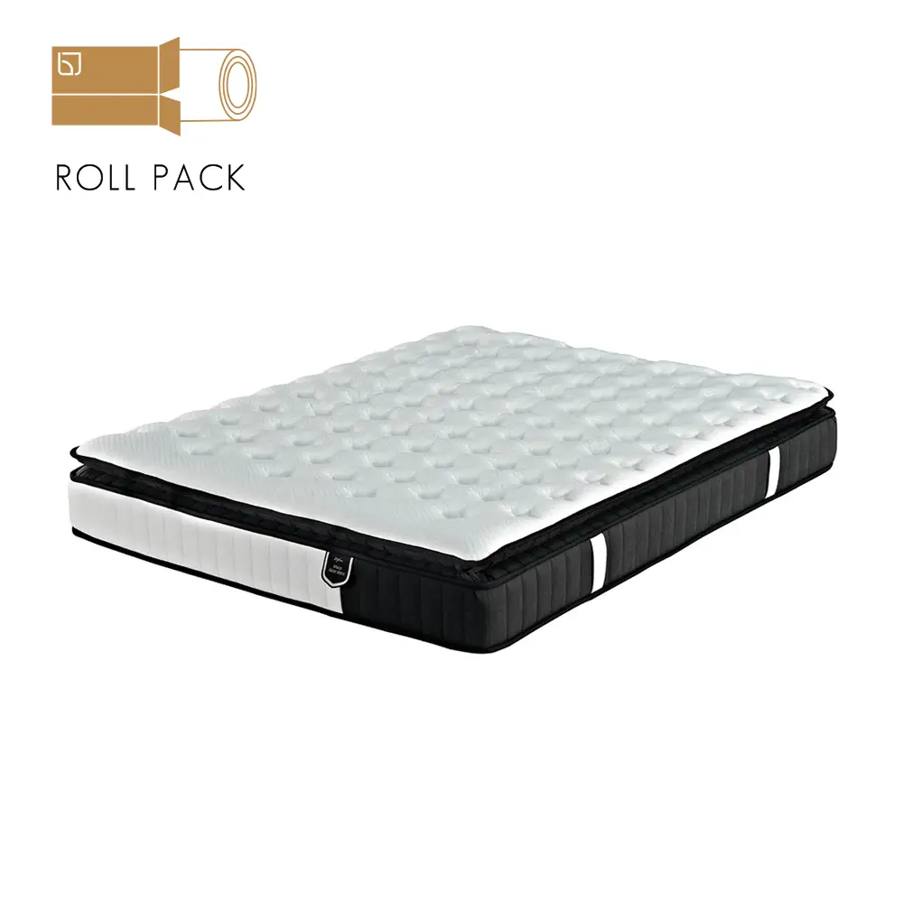 LIBERTA VISCO ALOE VERA ROLL PACK ΣΤΡΩΜΑ 160x200cm ΛΕΥΚΟ ΑΝΘΡΑΚΙ 200x160x31