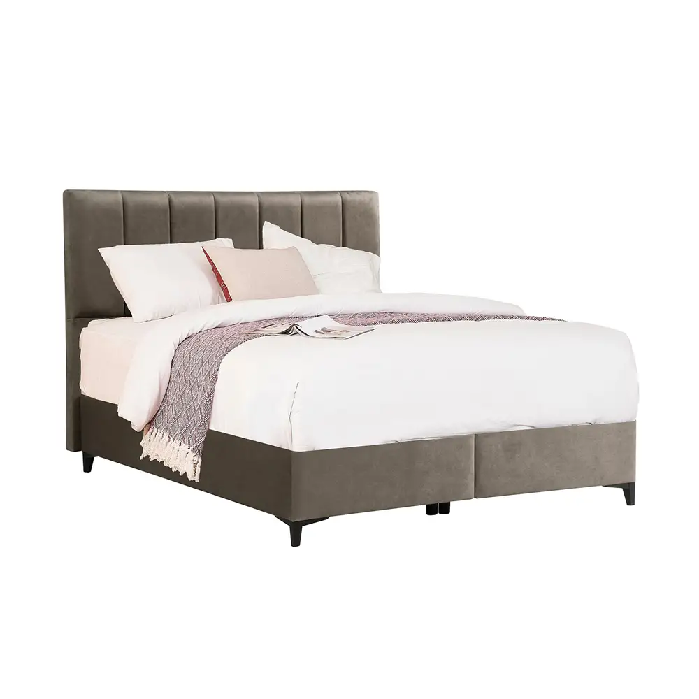 LIBERTA STICKS ΚΡΕΒΑΤΙ ΜΕ ΑΠΟΘΗΚ. ΧΩΡΟ (ΓΙΑ ΣΤΡΩΜΑ 160x200cm) CAMEL 05-911 223x166x120