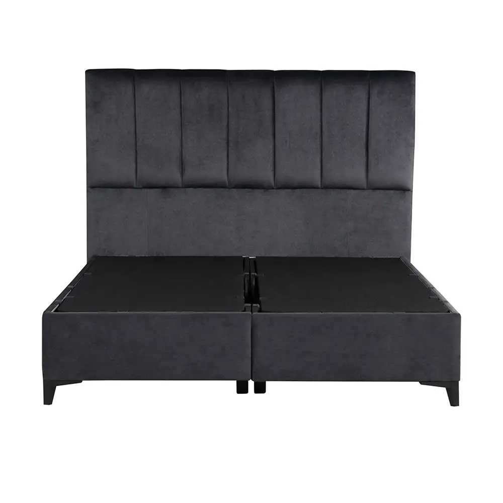 LIBERTA STICKS ΚΡΕΒΑΤΙ ΜΕ ΑΠΟΘΗΚ. ΧΩΡΟ (ΓΙΑ ΣΤΡΩΜΑ 160x200cm) ΓΚΡΙ 26-911 223x166x120cm