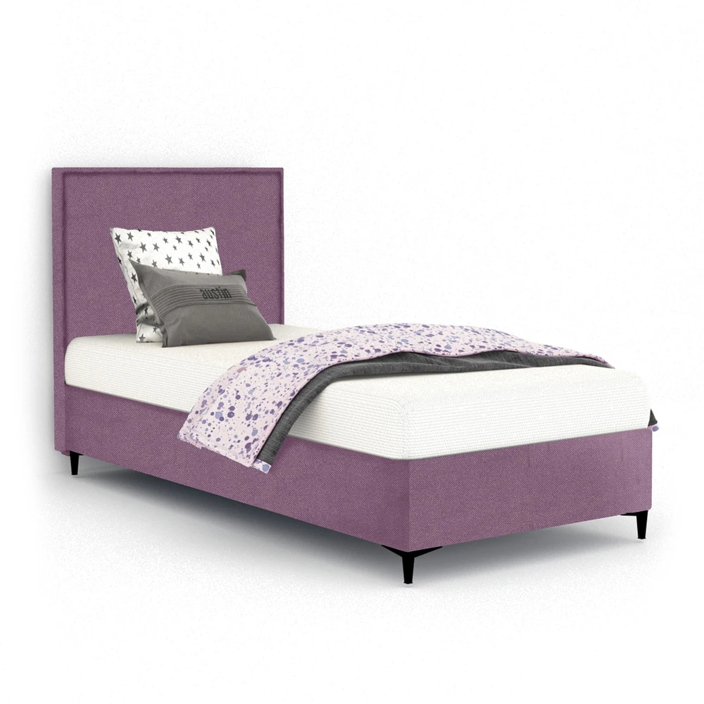 LIBERTA FRAME ΚΡΕΒΑΤΙ ΜΕ ΑΠΟΘΗΚ. ΧΩΡΟ (ΓΙΑ ΣΤΡΩΜΑ 90x200cm) VIOLET 10-881 208x97x121