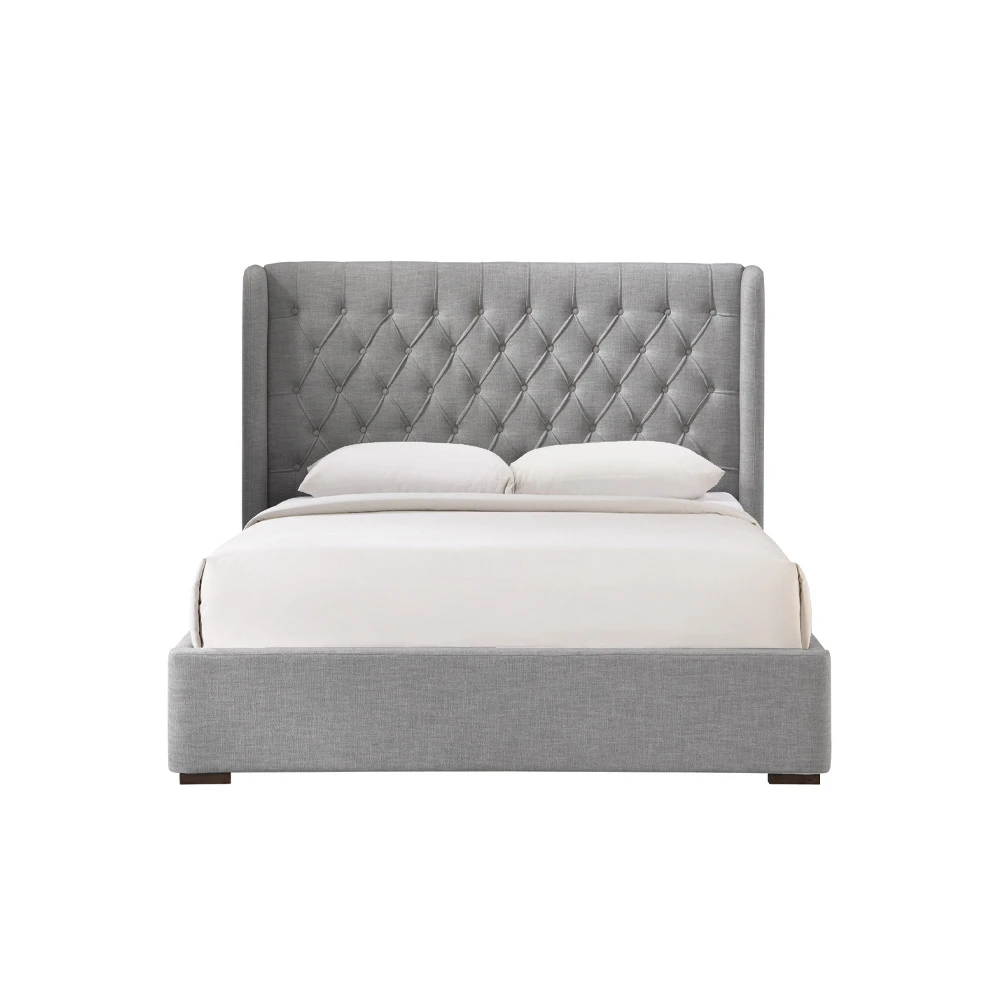 LIBERTA DUCHESS ΚΡΕΒΑΤΙ (ΓΙΑ ΣΤΡΩΜΑ 160x200cm) STONE ΓΚΡΙ 220.5x181x135 LIBERTA DUCHESS ΚΡΕΒΑΤΙ (ΓΙΑ ΣΤΡΩΜΑ 160x200cm) STONE ΓΚΡΙ 220.5x181x135