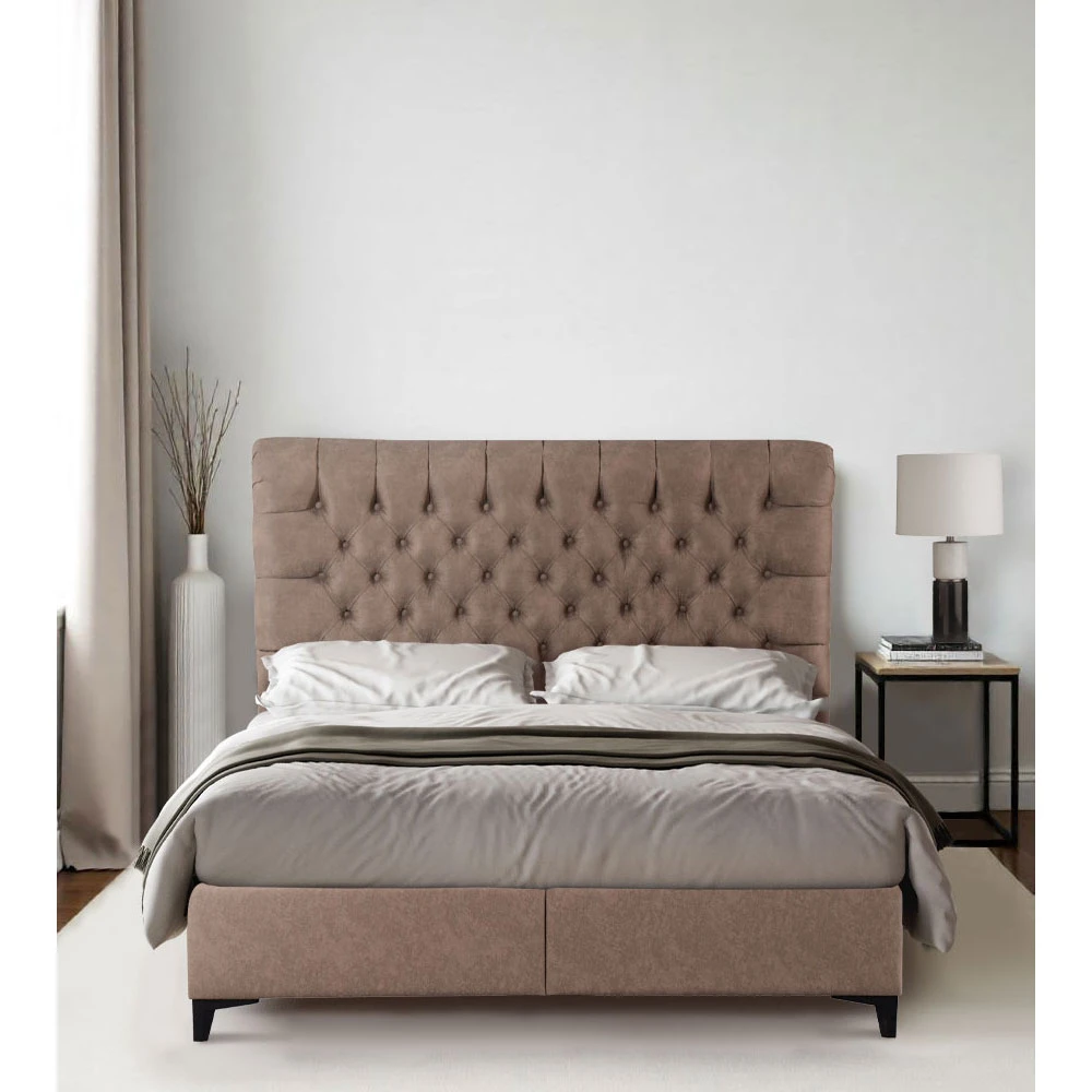 LIBERTA CHESTER ΚΡΕΒΑΤΙ ΜΕ ΑΠΟΘΗΚ. ΧΩΡΟ (ΓΙΑ ΣΤΡΩΜΑ 160x200cm) PURO 14-619 223x160x138