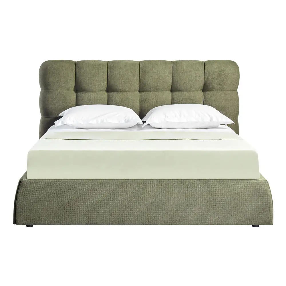 LIBERTA CHOCOLAT ΚΡΕΒΑΤΙ (ΓΙΑ ΣΤΡΩΜΑ 160x200cm) ΛΑΔΙ 219x180x109.5