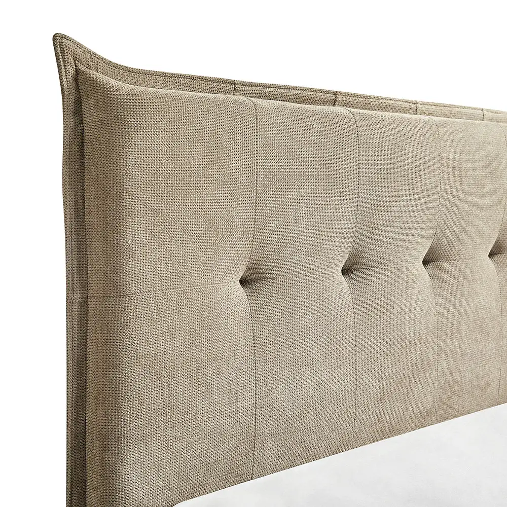 LIBERTA LIFE ΚΡΕΒΑΤΙ (ΓΙΑ ΣΤΡΩΜΑ 160x200cm) BEIGE 215x171x115