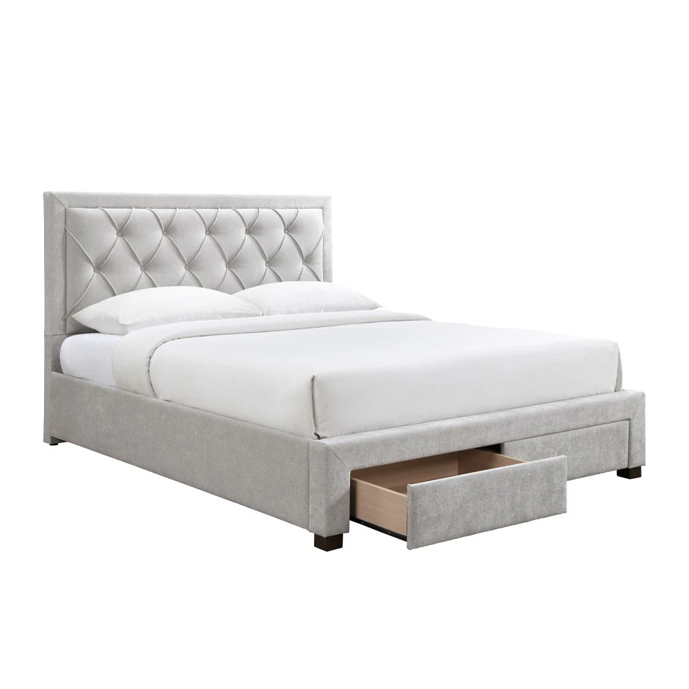 LIBERTA NOBLE ΚΡΕΒΑΤΙ (ΓΙΑ ΣΤΡΩΜΑ 160x200cm) ΓΚΡΙ ΑΝΟΙΧΤΟ 216.5x165x122 LIBERTA NOBLE ΚΡΕΒΑΤΙ (ΓΙΑ ΣΤΡΩΜΑ 160x200cm) ΓΚΡΙ ΑΝΟΙΧΤΟ 216.5x165x122