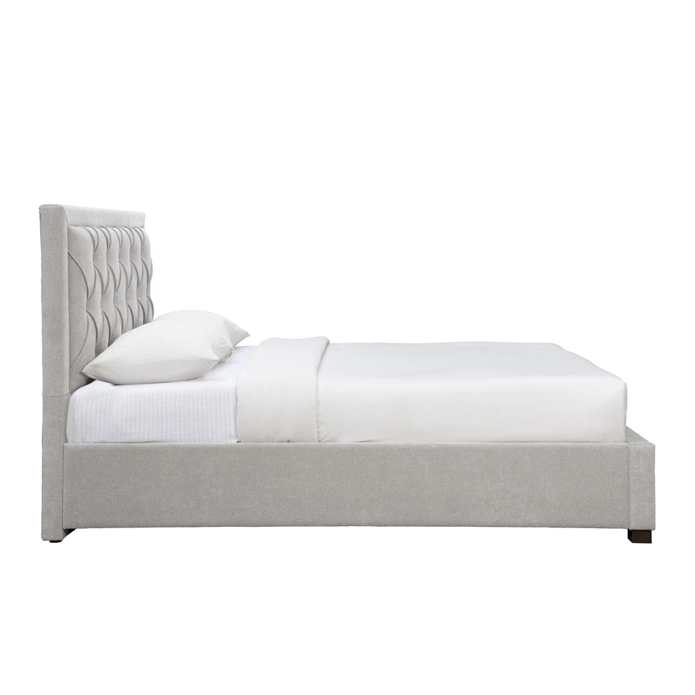 LIBERTA NOBLE ΚΡΕΒΑΤΙ (ΓΙΑ ΣΤΡΩΜΑ 160x200cm) ΓΚΡΙ ΑΝΟΙΧΤΟ 216.5x165x122 LIBERTA NOBLE ΚΡΕΒΑΤΙ (ΓΙΑ ΣΤΡΩΜΑ 160x200cm) ΓΚΡΙ ΑΝΟΙΧΤΟ 216.5x165x122