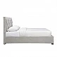 LIBERTA NOBLE ΚΡΕΒΑΤΙ (ΓΙΑ ΣΤΡΩΜΑ 160x200cm) ΓΚΡΙ ΑΝΟΙΧΤΟ 216.5x165x122 LIBERTA NOBLE ΚΡΕΒΑΤΙ (ΓΙΑ ΣΤΡΩΜΑ 160x200cm) ΓΚΡΙ ΑΝΟΙΧΤΟ 216.5x165x122