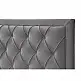 LIBERTA NOBLE ΚΡΕΒΑΤΙ (ΓΙΑ ΣΤΡΩΜΑ 160x200cm) ΓΚΡΙ ΣΚΟΥΡΟ 216.5x165x122cm