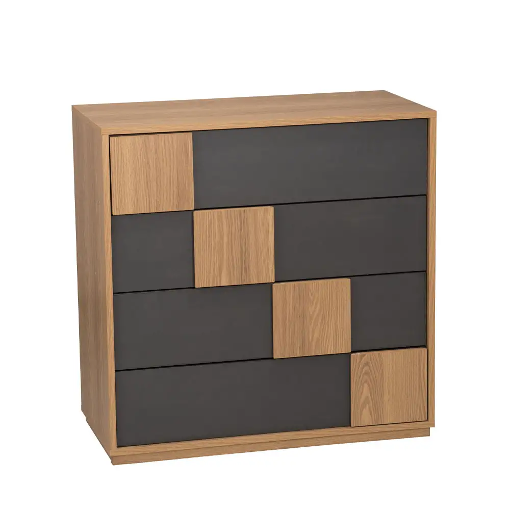 LIBERTA JENGA ΣΥΡΤΑΡΙΕΡΑ SONOMA ΓΚΡΙ 80x40x80cm
