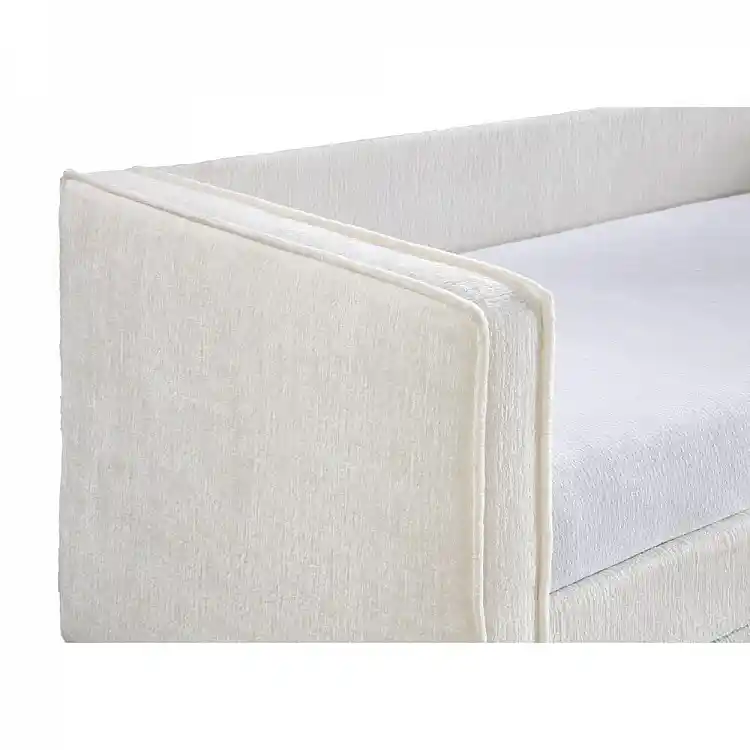 LIBERTA CALMO ΚΑΝΑΠΕΣ ΚΡΕΒΑΤΙ (ΓΙΑ ΣΤΡΩΜΑ 90x190cm) CREAM 222x99x84.2cm