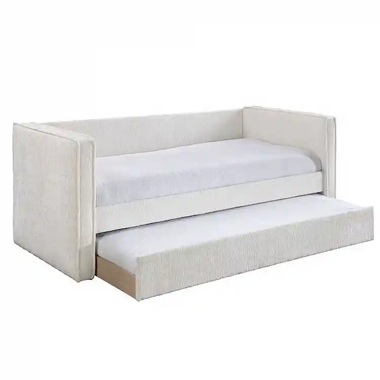 LIBERTA CALMO ΚΑΝΑΠΕΣ ΚΡΕΒΑΤΙ (ΓΙΑ ΣΤΡΩΜΑ 90x190cm) CREAM 222x99x84.2cm